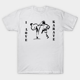 i love karate 1 T-Shirt